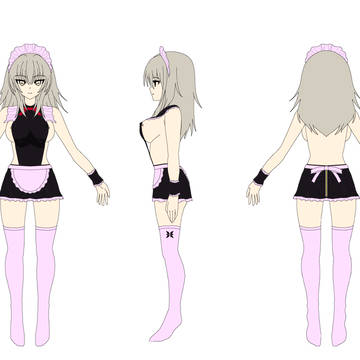 イラスト素材_COS-23_鐵式メイド壱型