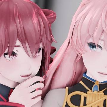 重音テト 巡音ルカ MMD