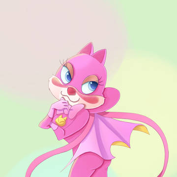 【リク絵】ニャンダーかれんちゃんコラボ🐱🎀