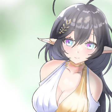 エルフのアリアシカちゃん