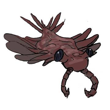 殴り描きアノマロカリス