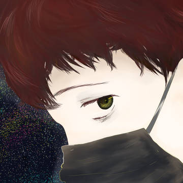 マスクをした男