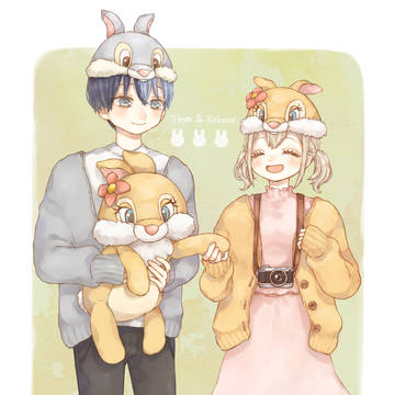 🐰冬弥＆こはねでディズニーコーデ🐰