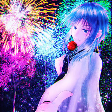 夏祭りと花火