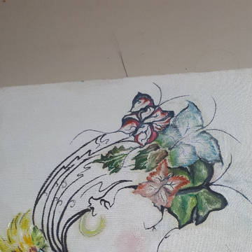 Imagion female and butterfly