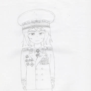 Soviet Marshal - girl version