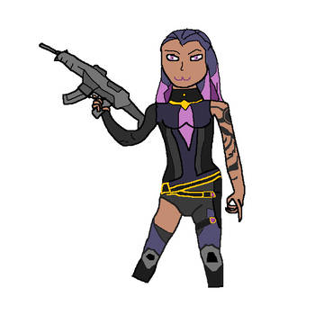 Bad Reyna drawing(Valorant)