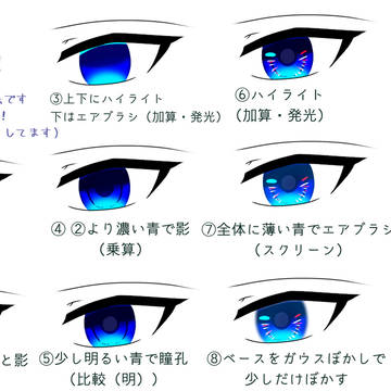 私流目の塗り方！