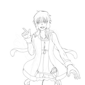 ゆかりさん全身絵