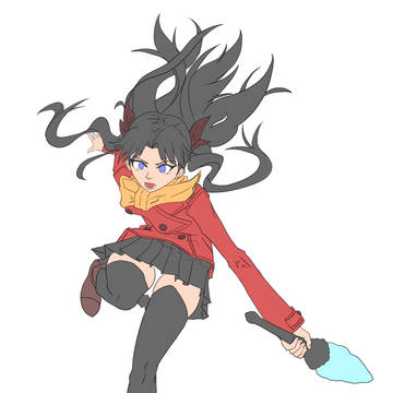 ソフトクリームと凛