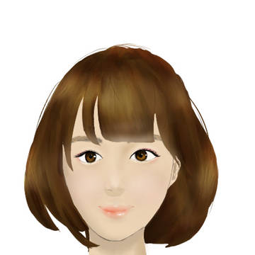 リアルめな女性描いてみました。