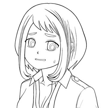 捕らえられたお茶子さん