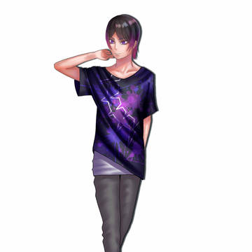 TRPG立ち絵　病みかわ地雷系男子