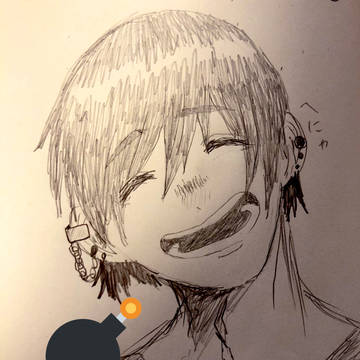 一日一絵の中の好みの黒髪男子達