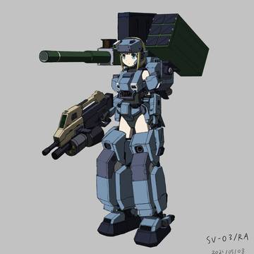 ホバー脚メカ少女