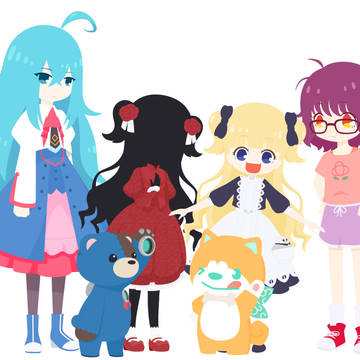 私が観てる2021春アニメの子達