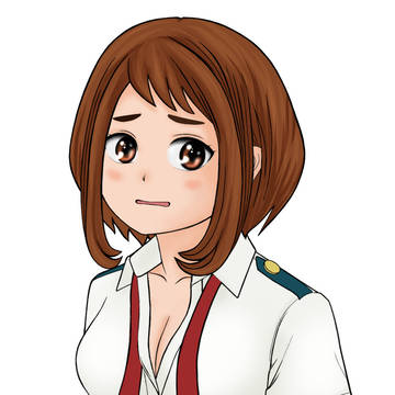 捕らえられたお茶子さん