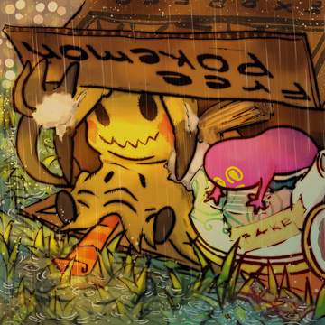 Mimikyu and Polteageist