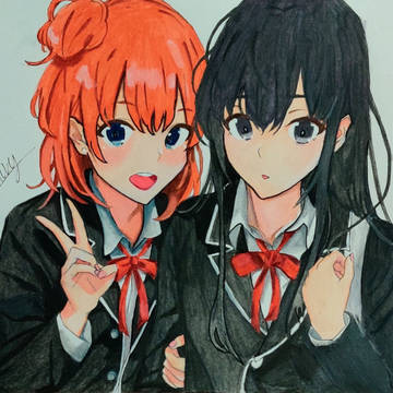 YUI and YUKI from oregairu