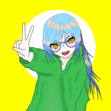 パーカー少女