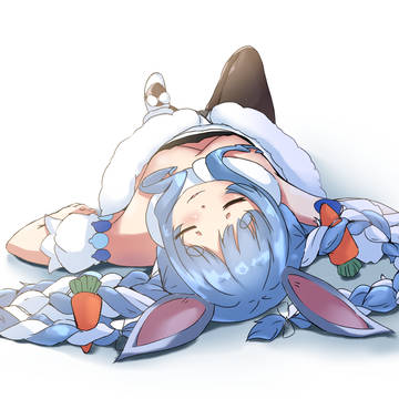 兎田ぺこら　zZZ…