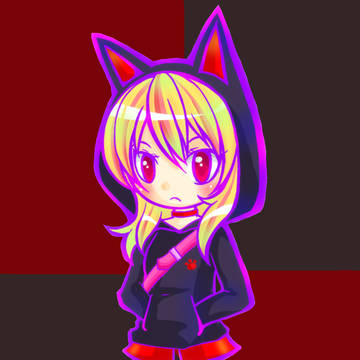 猫耳パーカー女の子