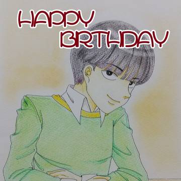 HAPPY  BIRTHDAY  モブ君