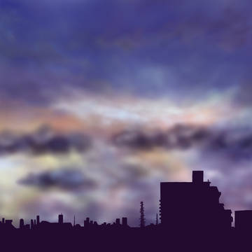 ぼんやりした空