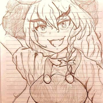 安価で描いた魔理沙