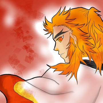 煉獄さん描きました