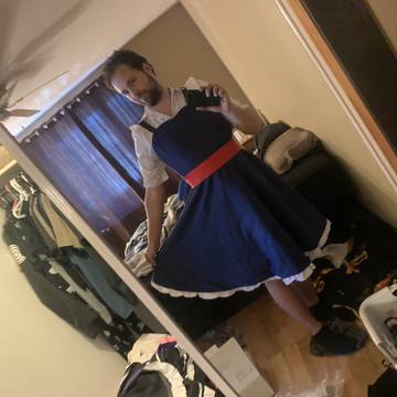 Trying on Tohru's Dress