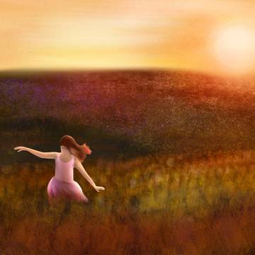 Girl in a Field