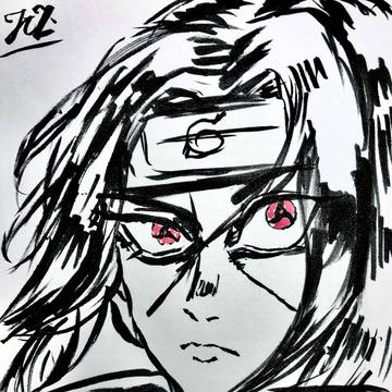 墨絵 うちはイタチ