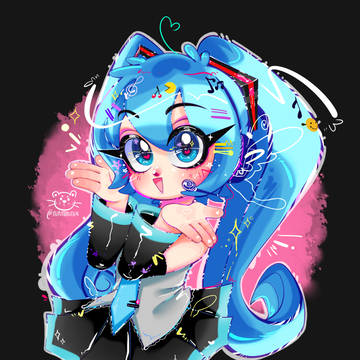Hatsune Miku <3 ;w;