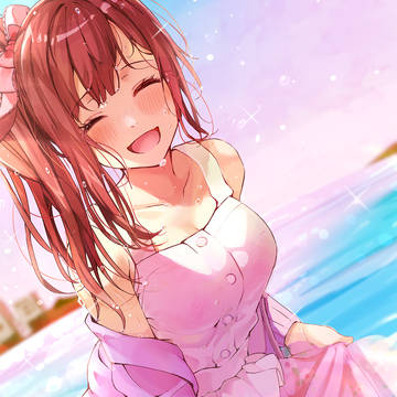 響子ちゃんと海