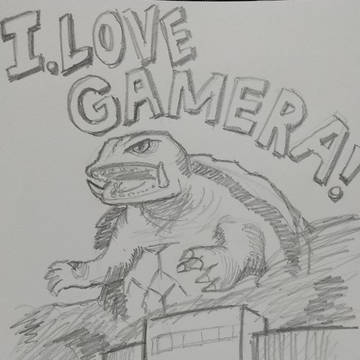 落書きガメラ