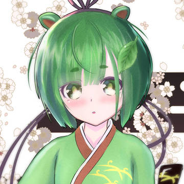 抹茶のおまんじゅうの擬人化くん【+立ち絵】