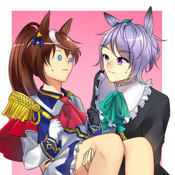 Mejiro McQueen(ฺboy) x Tokai teo