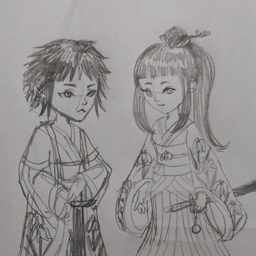 異国の剣士姉弟