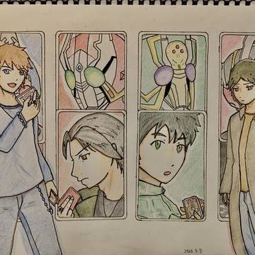 完走記念の集合絵他