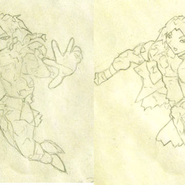 masami obari rough sketch 2