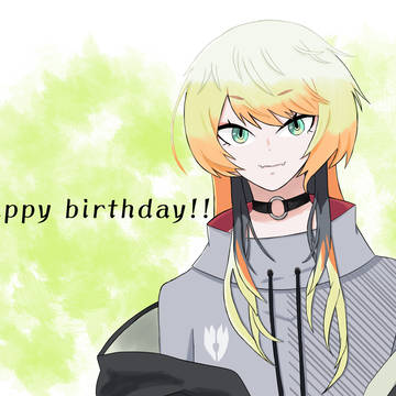 メリッサ・キンレンカ　誕生会　イラスト