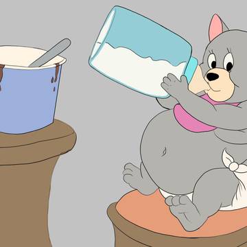 Nibbles' small snack