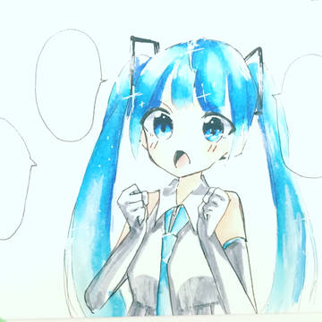 頑張るミクちゃん