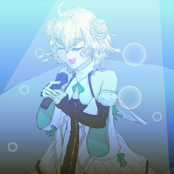 下手後方で輝くあの子