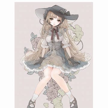 帽子姫(水彩版)