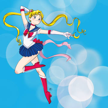 Sailor moon does her magic!