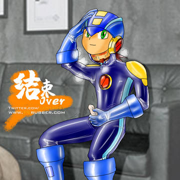 ロックマンEXE 着ぐるみ 射精 4th