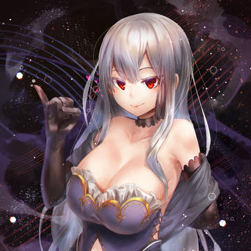 銀髪のお姉さん