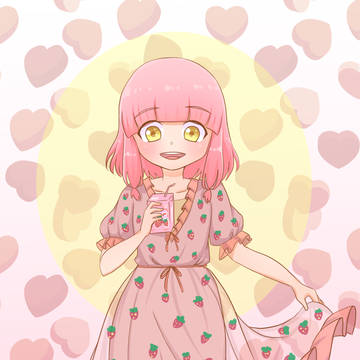Pinkaito Stawberry